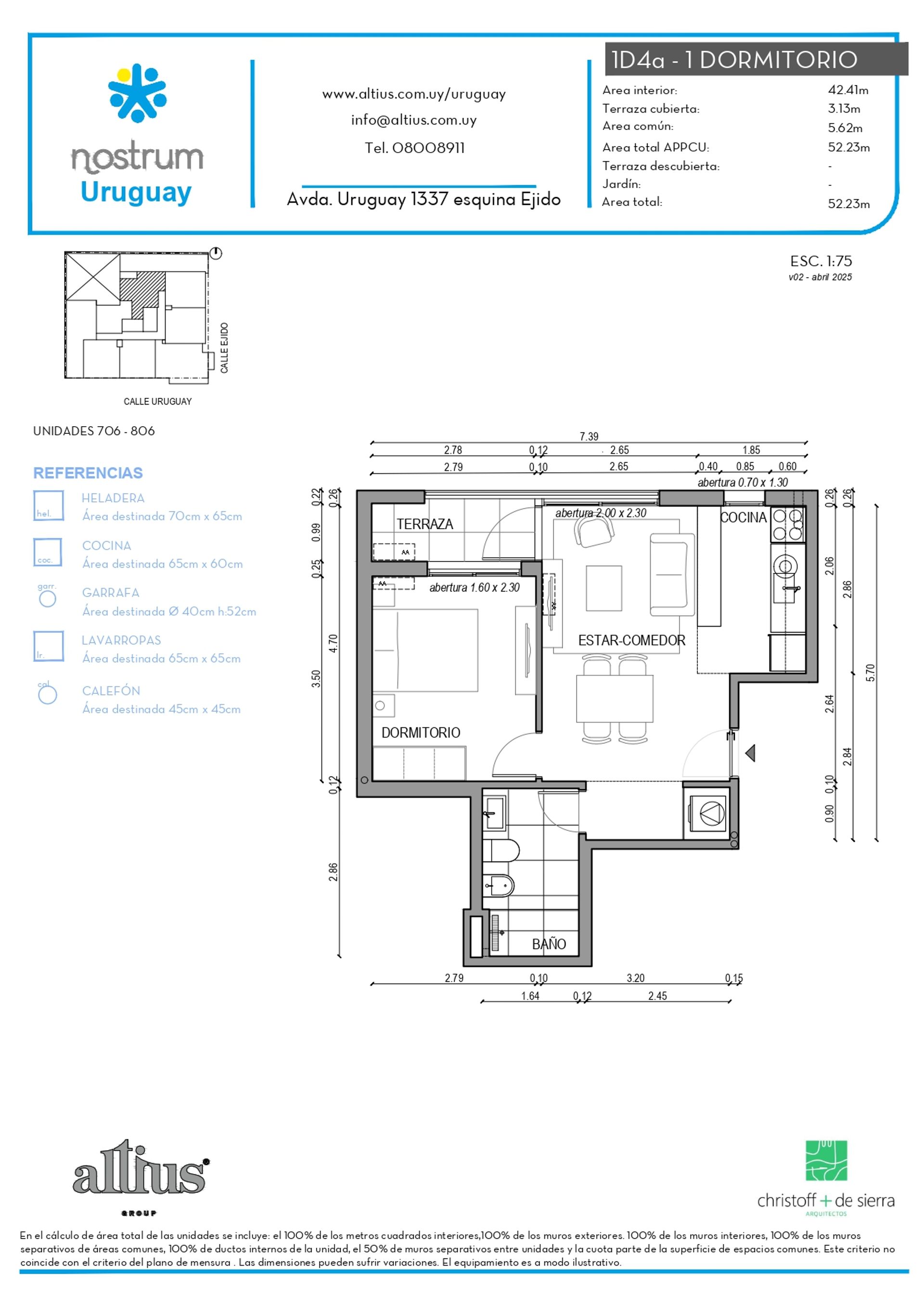 VENTA APTO 1 DORMITORIO CENTRO TERRAZA - 1
