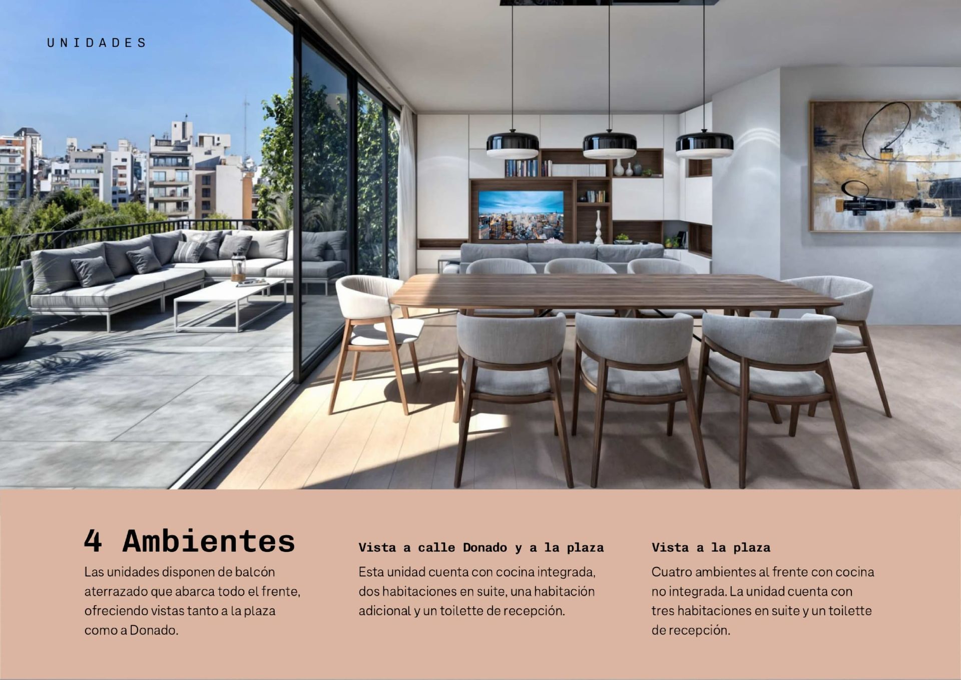 VENTA DEPTO 4AMB C/ BCON ATERRAZADO A ESTRENAR - 1