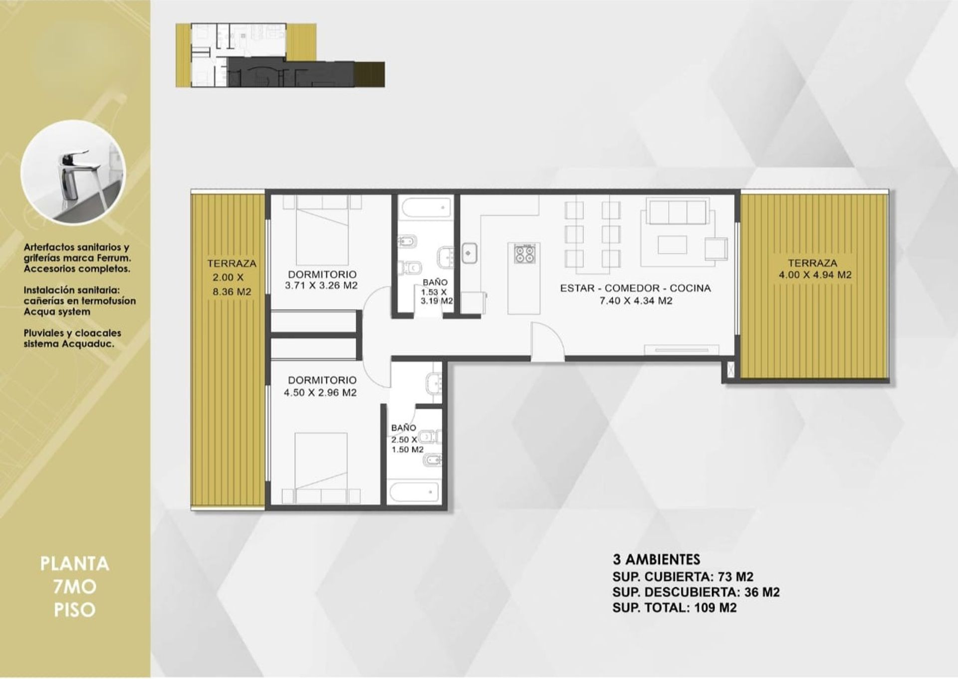 VENTA DEPTO 2 AMB C/ BCON TERRAZA ZONA VILLA LURO - 19