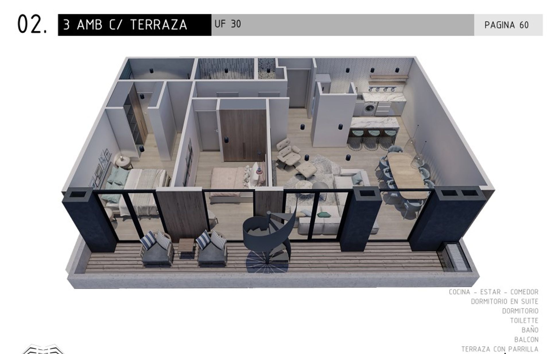 VENTA DEPARTAMENTO 3 AMB CON TERRAZA EN CANNING - 15