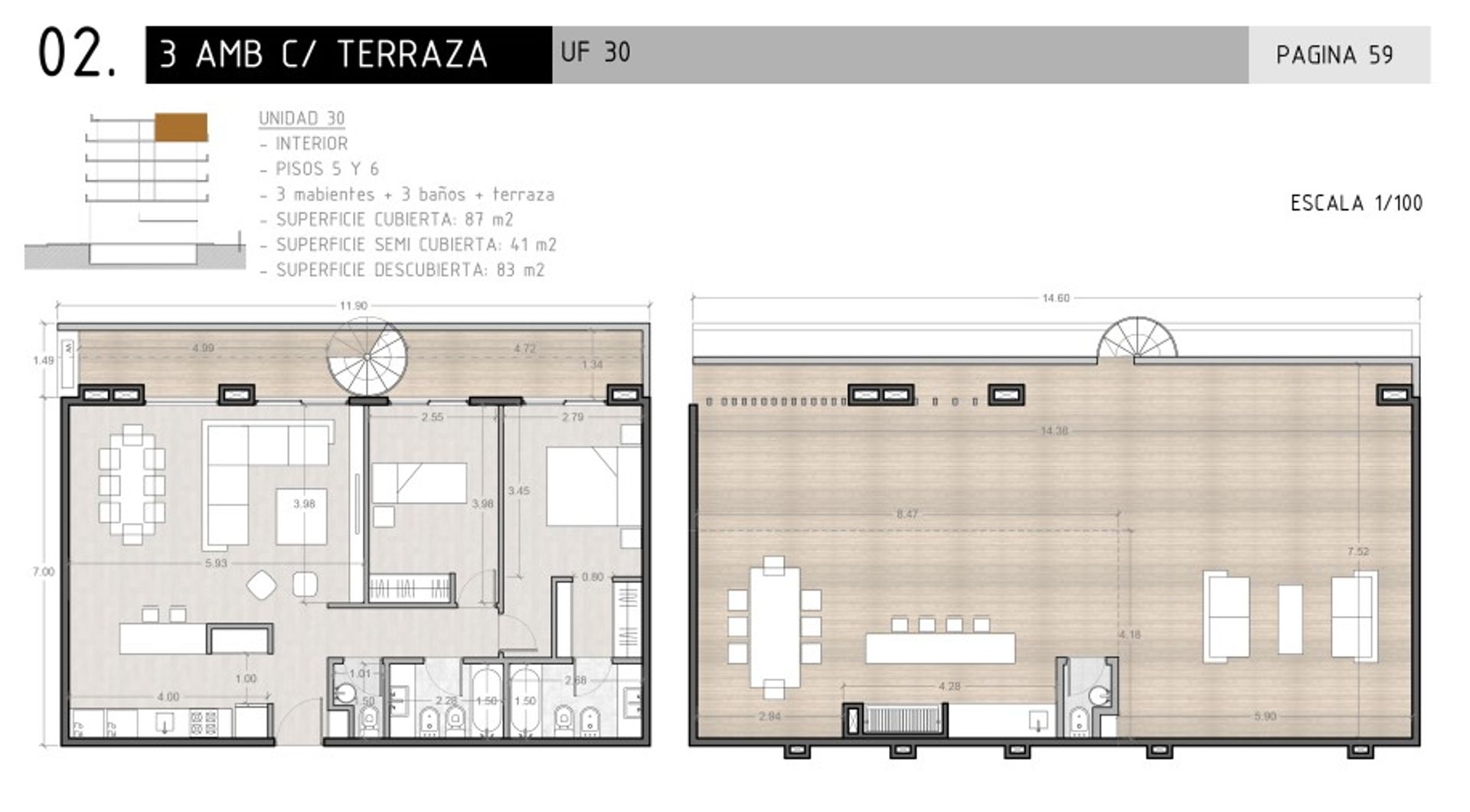VENTA DEPARTAMENTO 3 AMB CON TERRAZA EN CANNING - 14