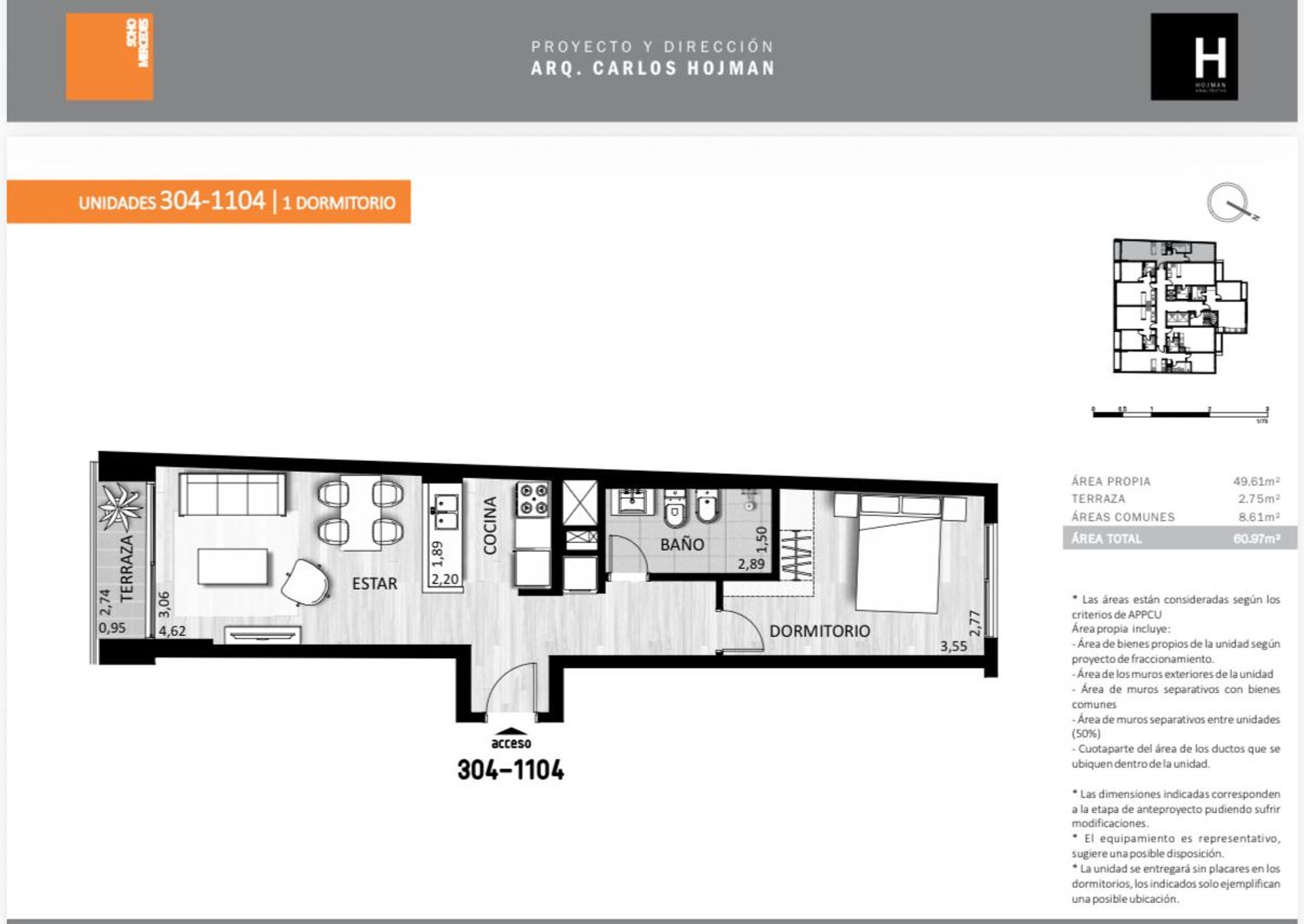 VENTA CORDON 1 dormitorio con Garage LUMINOSO - 16