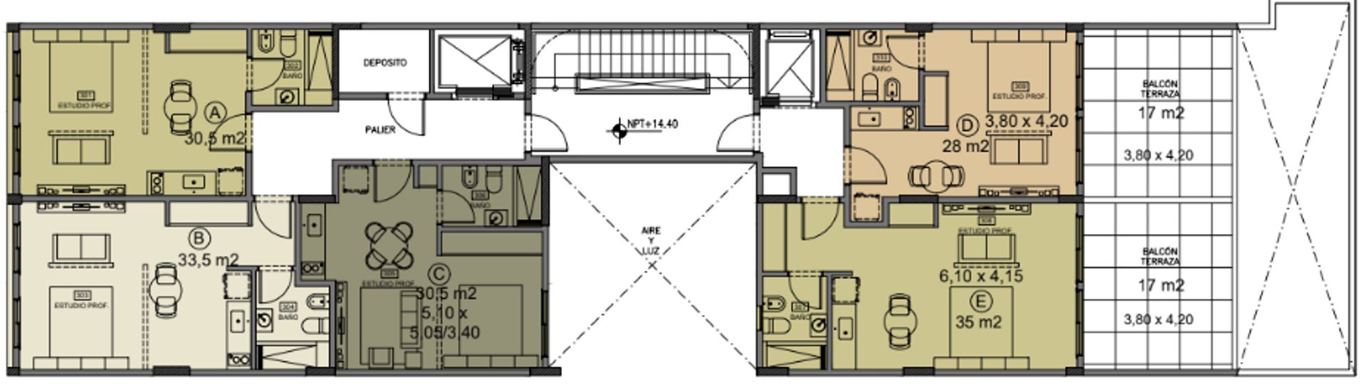 VENTA DPTO MONOAMBIENTE. ZONA MONSERRAT - 14