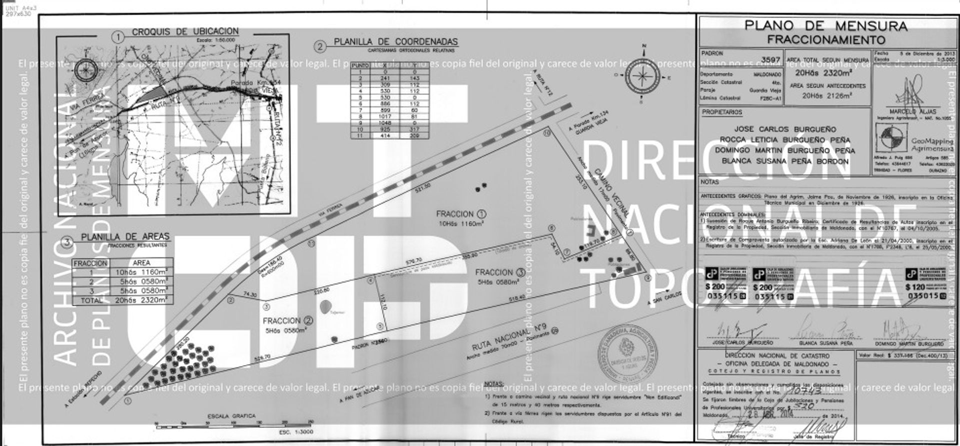 Chacra de 5,5 Hectáreas a 13 kms de Pueblo Eden - 5