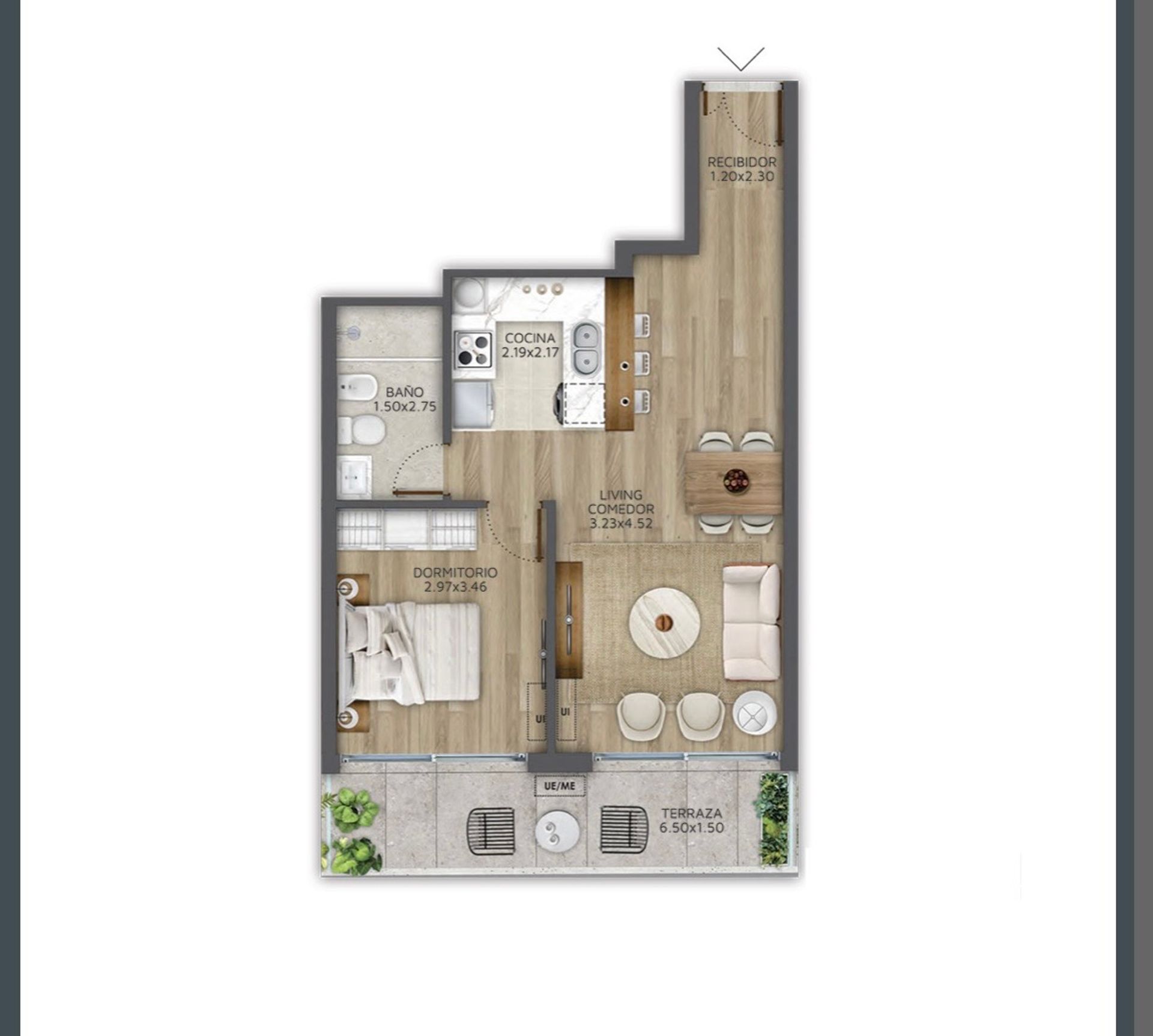VENTA DEPTO PREMIUM 1 DORMITORIO POCITOS NUEVO