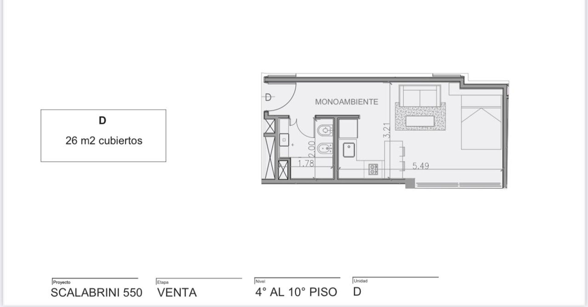 VENTA DEPARTAMENTO MONOAMBIENTE VILLA CRESPO — foto 8