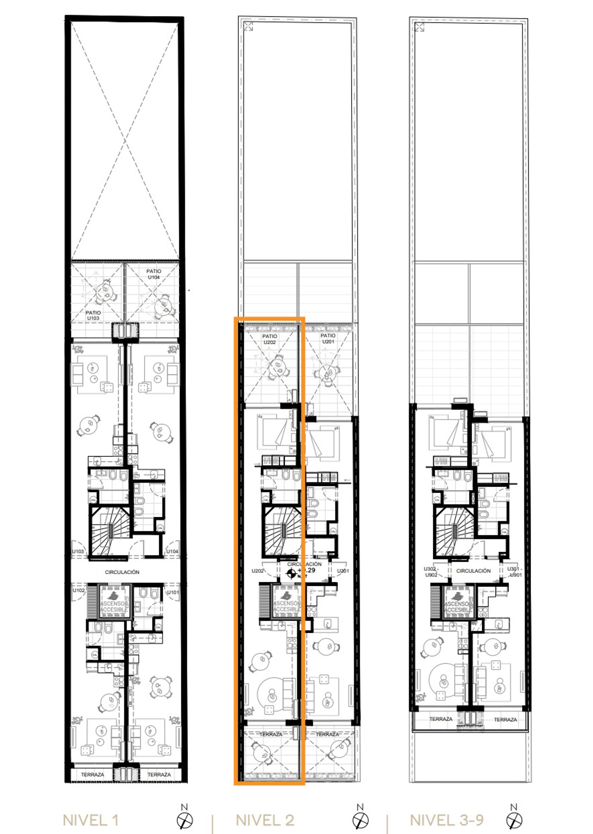 VENTA APARTAMENTO 1 DORMITORIO CORD&Oacute;N A ESTRENAR - 7