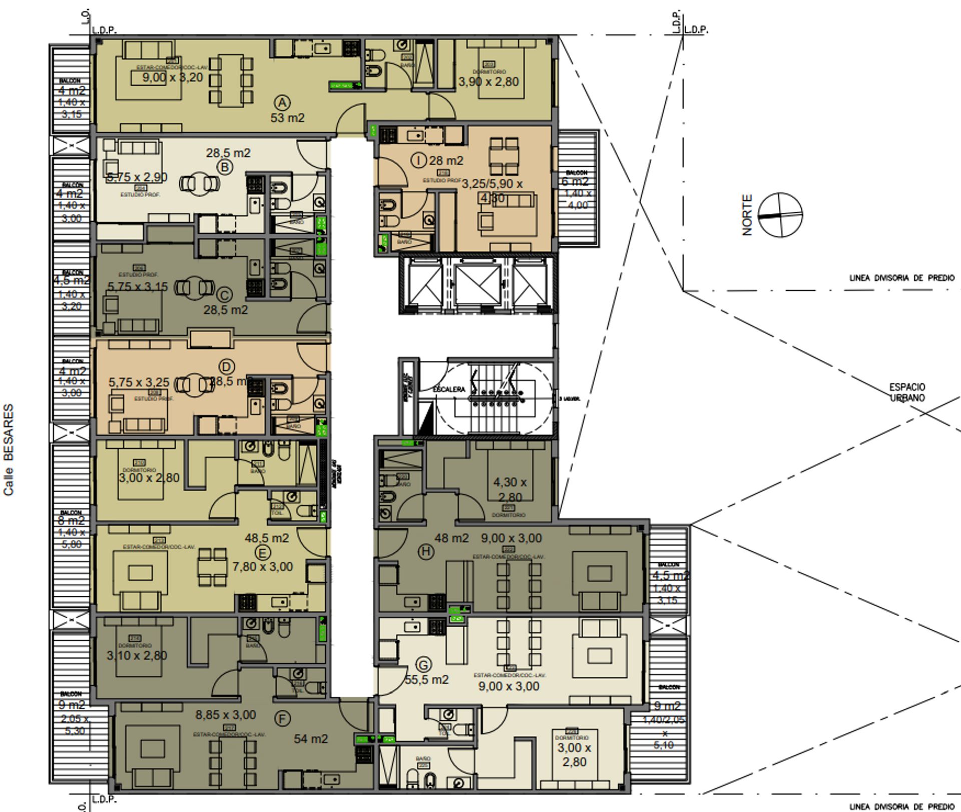 VENTA DEPTO 2AMB C/BCON. ZONA NUÑEZ - 19