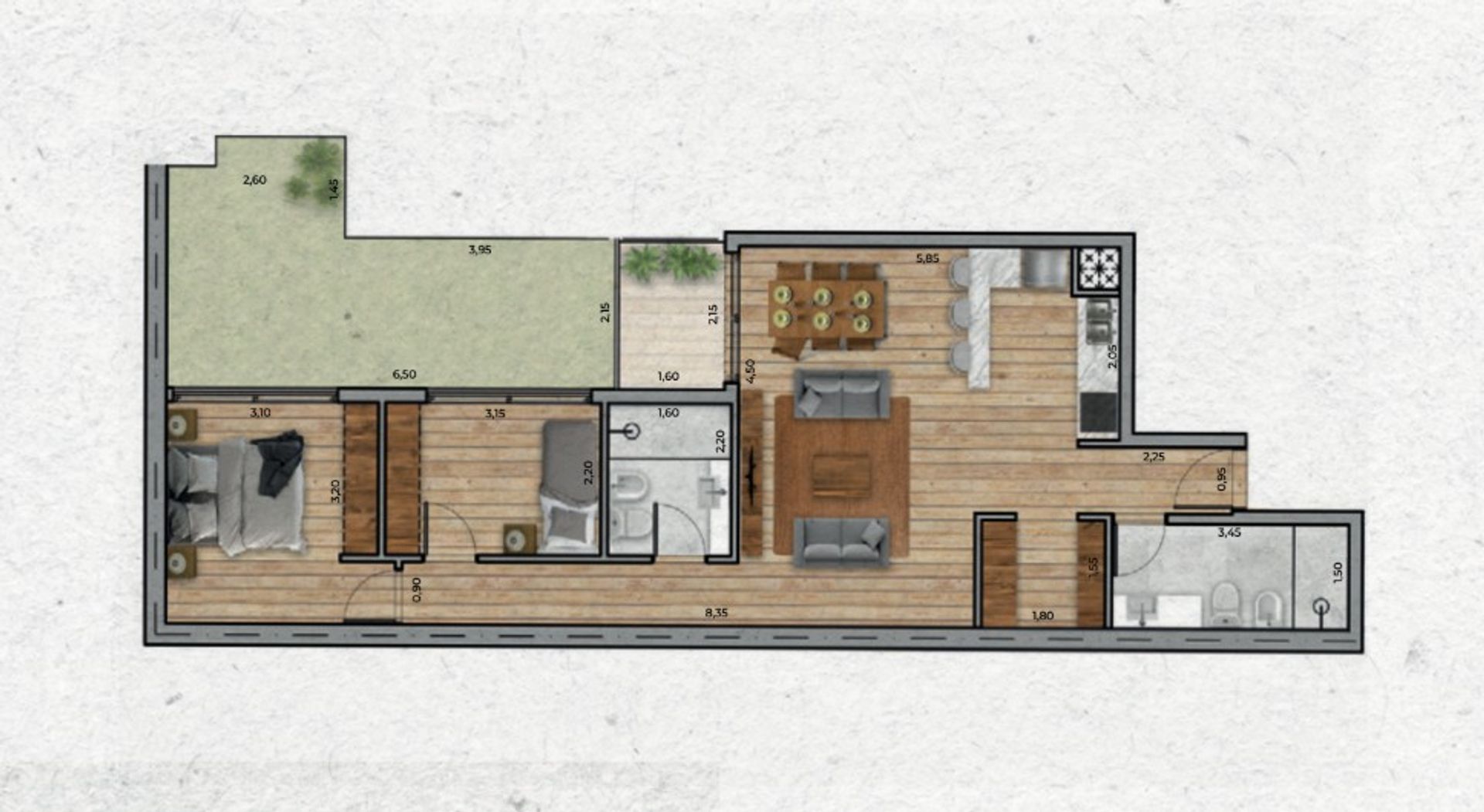 VENTA Apartamento de 2 dormitorios PUNTA CARRETAS - 5