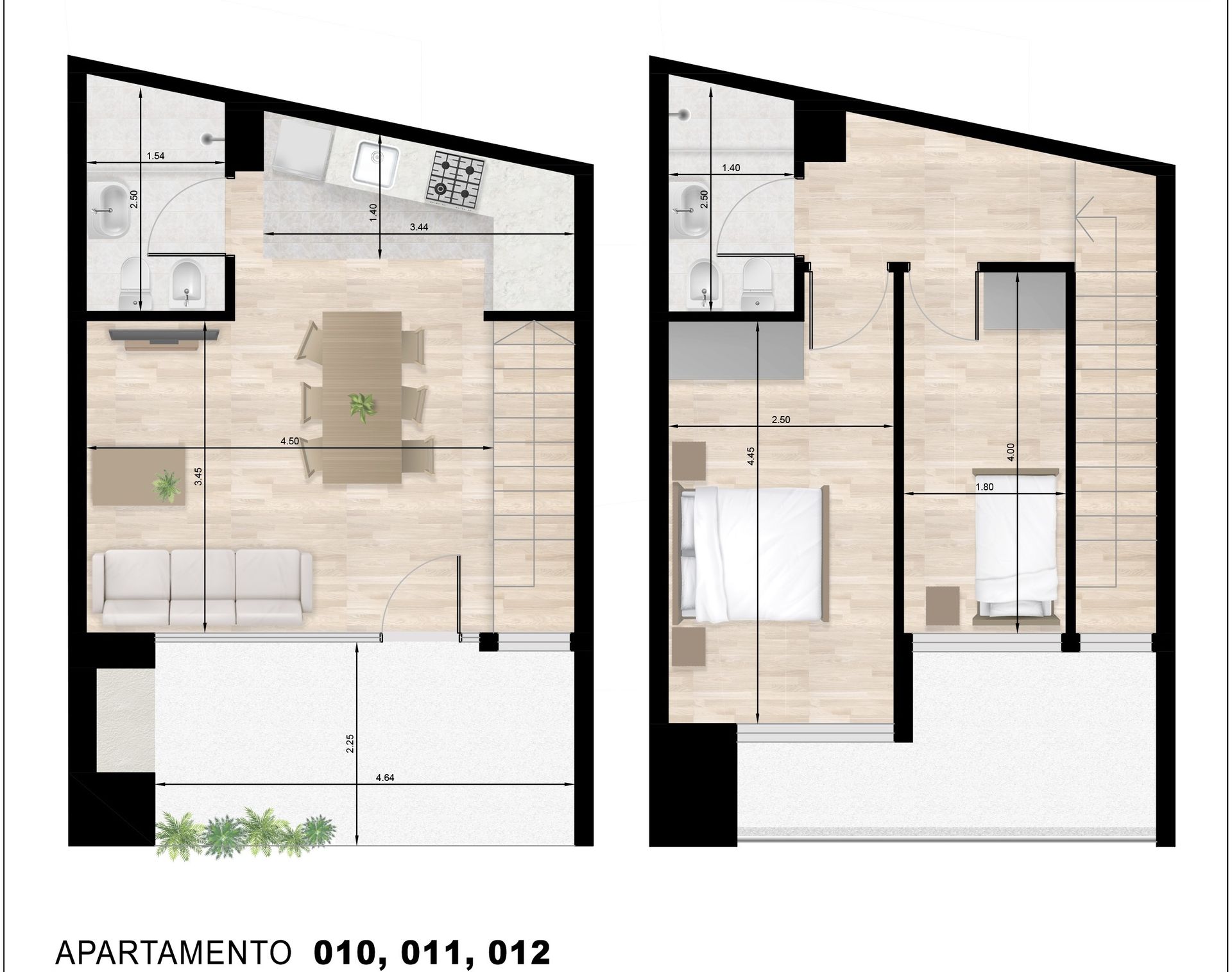 APARTAMENTO 2 DORMITORIOS CON PARRILLA EN 3 CRUCES - 1