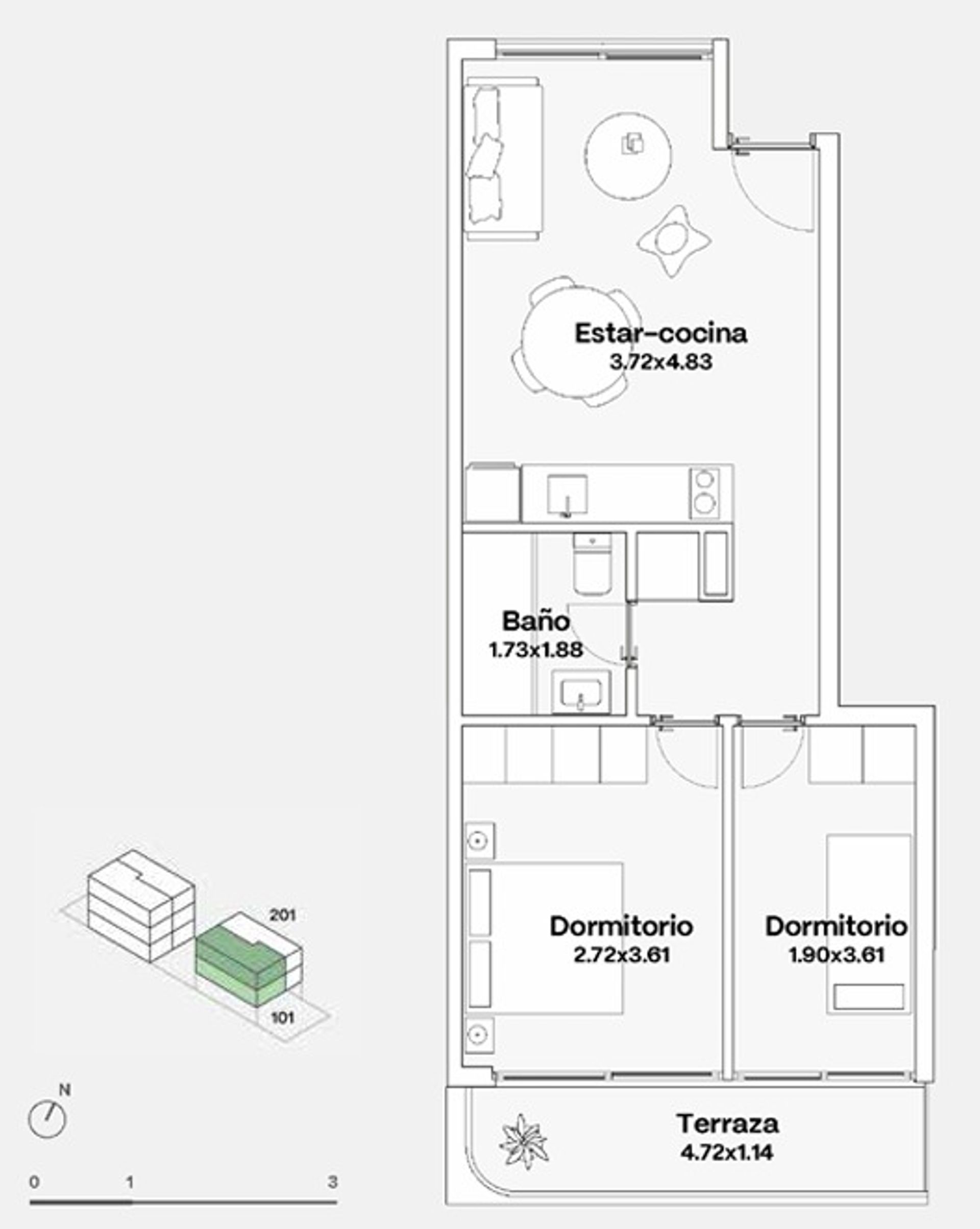 Vende Apartamento 2 dormitorios Malvin con Rooftop - 7