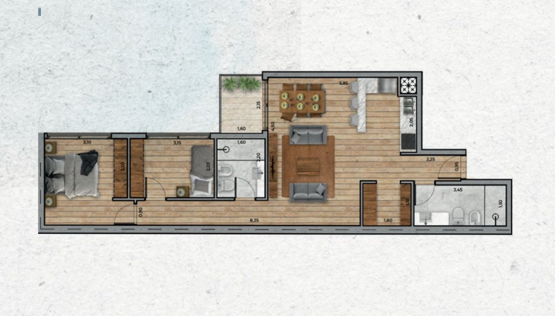 VENTA Apartamento de 2 dormitorios PUNTA CARRETAS - 5
