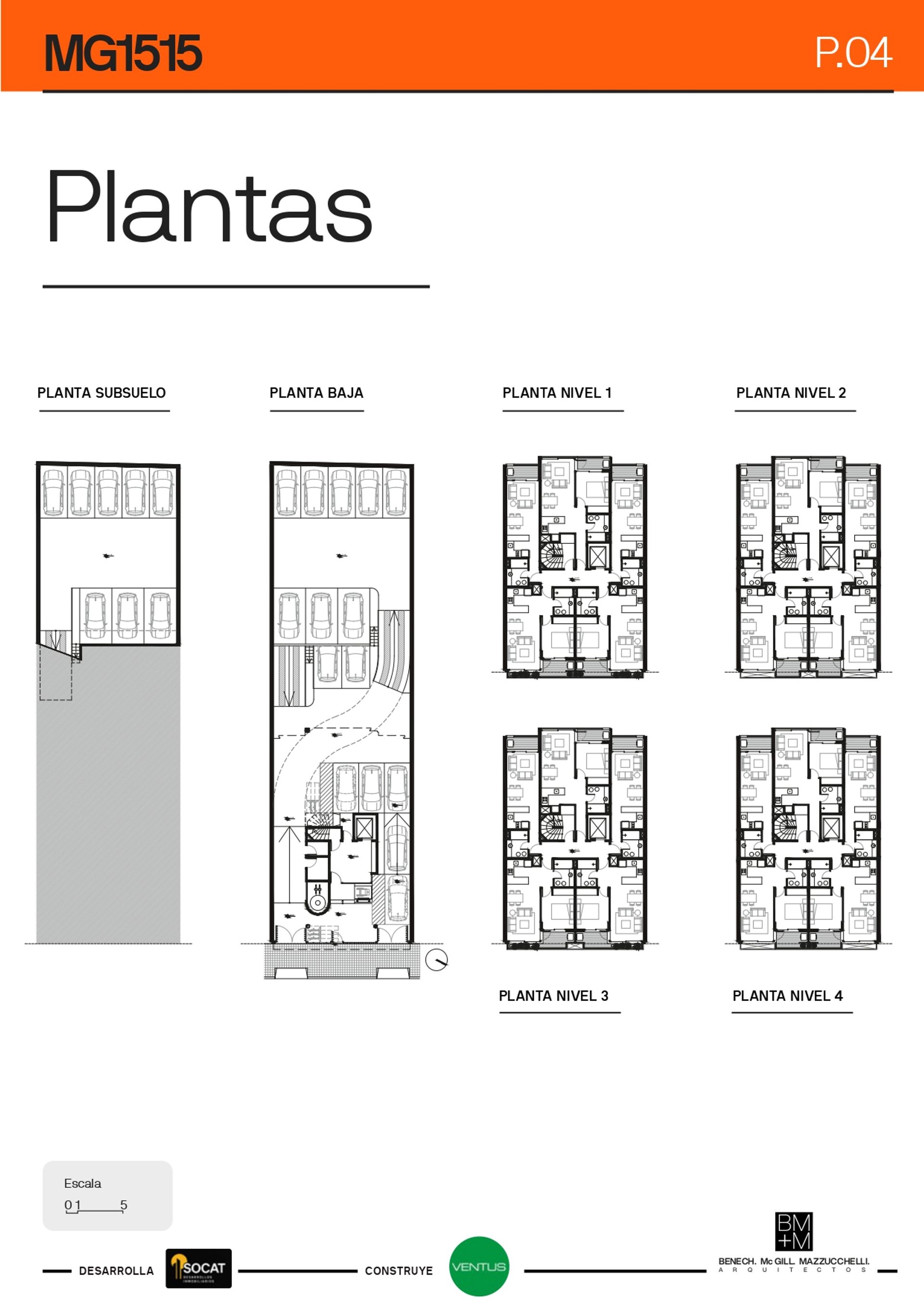 VENTA apto en CONSTRUCCION - 1 Dormitorio - 5