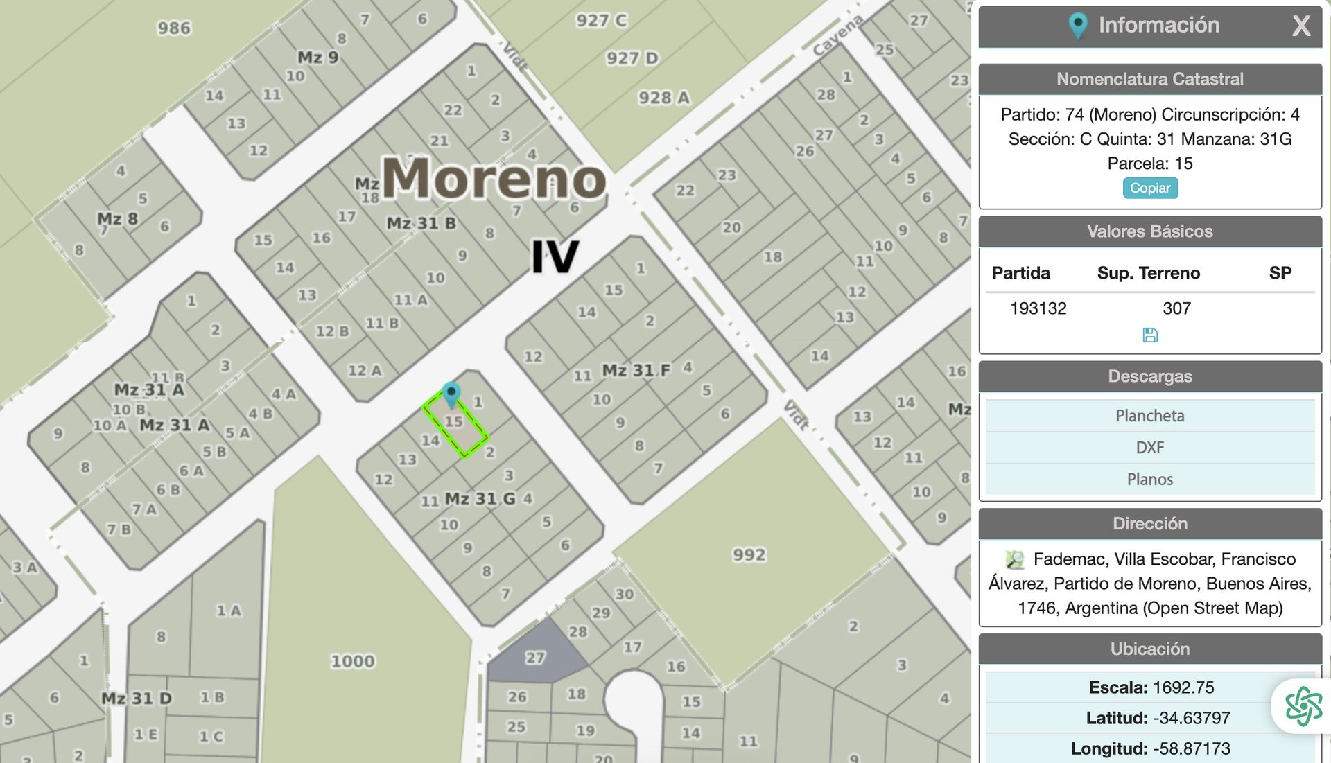 Moreno Cayena 4100