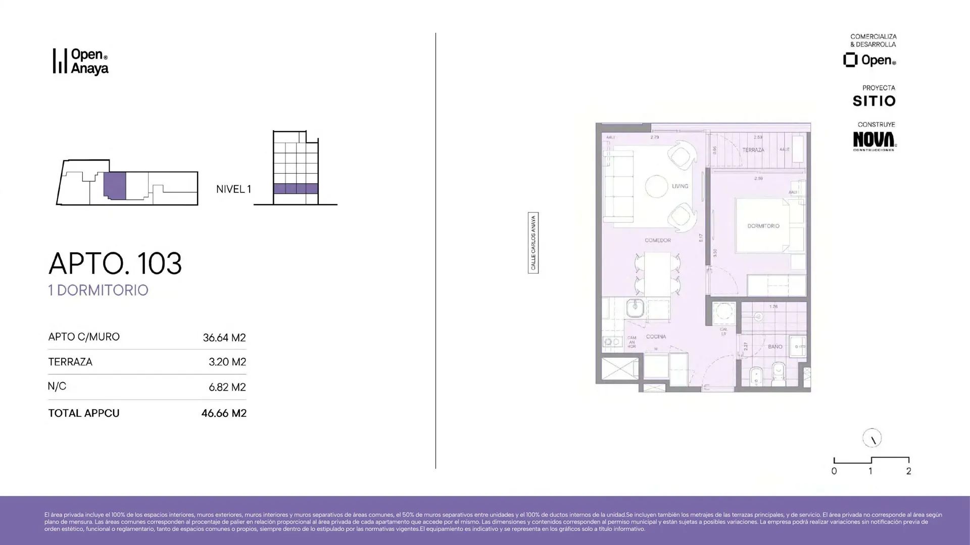Venta apartamento en pozo 1 dormitorio Ley Vis - 6