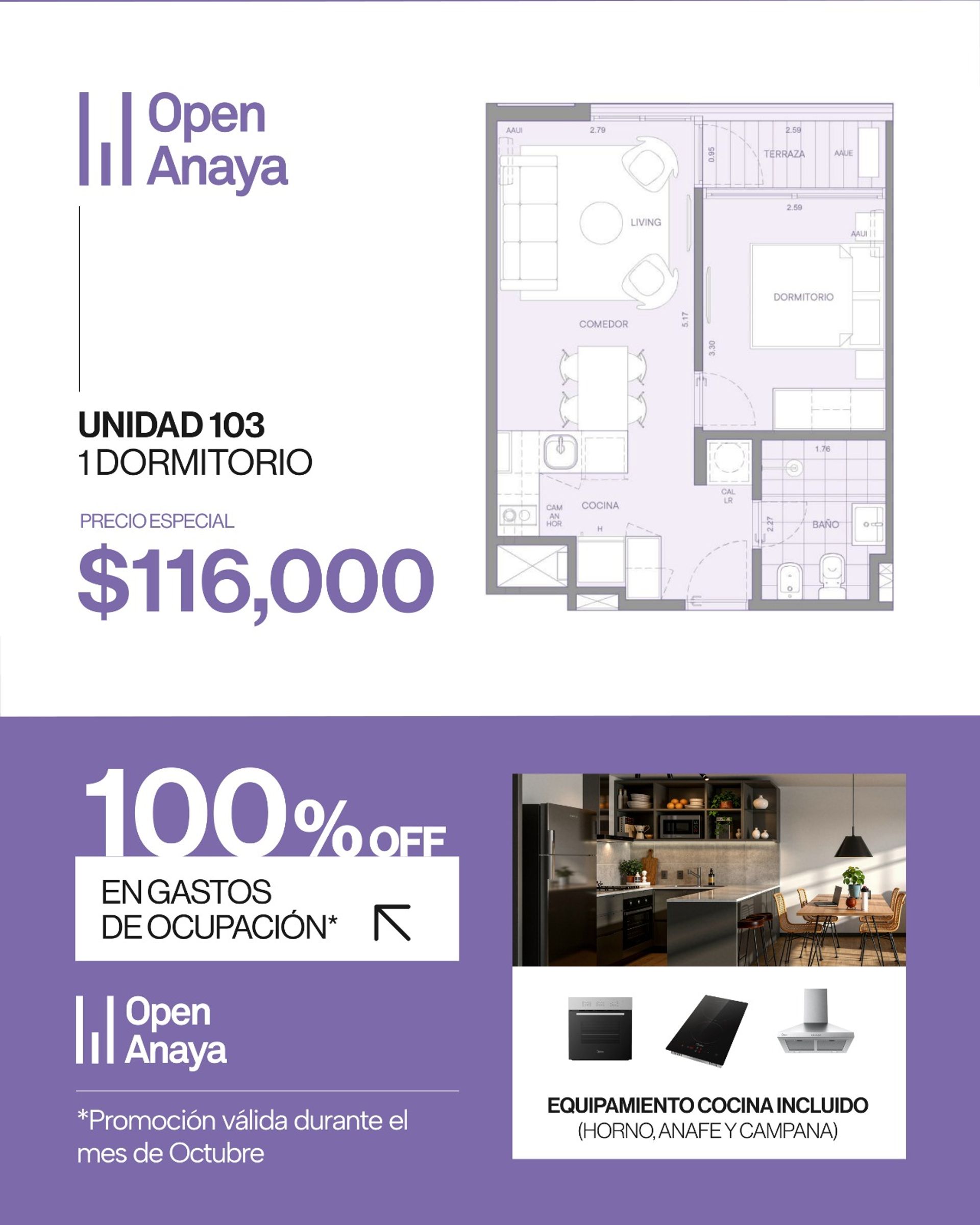 Venta apartamento en pozo 1 dormitorio Ley Vis - 7