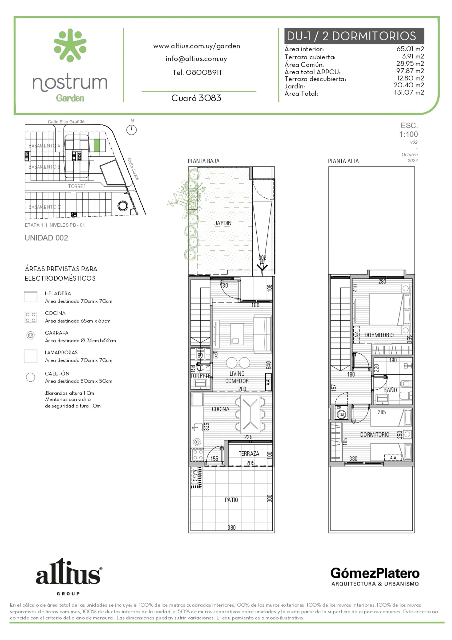 VENTA DUPLEX 2 DORMITORIOS NOSTRUM GARDEN - 1