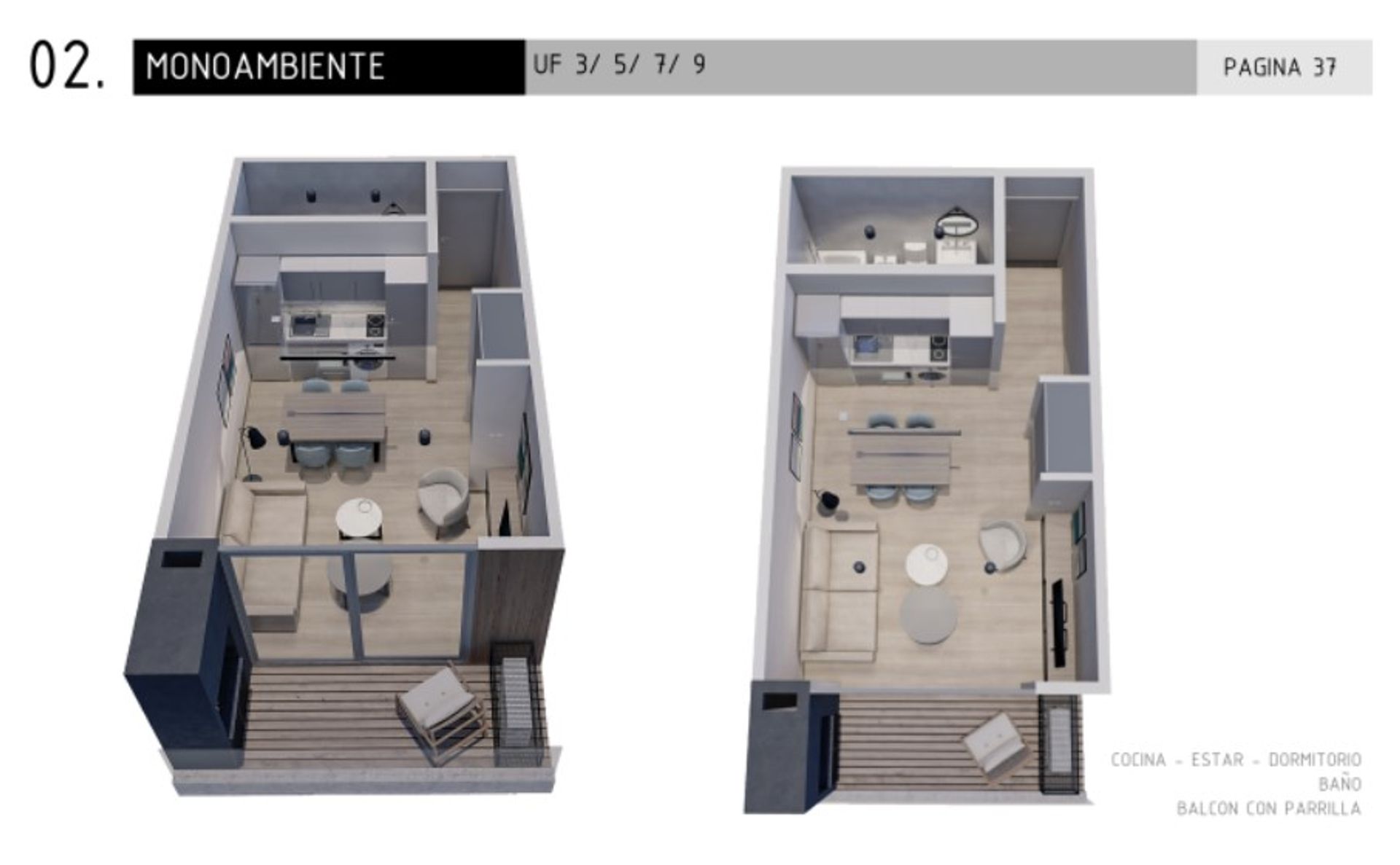 VENTA DEPARTAMENTO MONOAMBIENTE EN POZO EN CANNING - 13