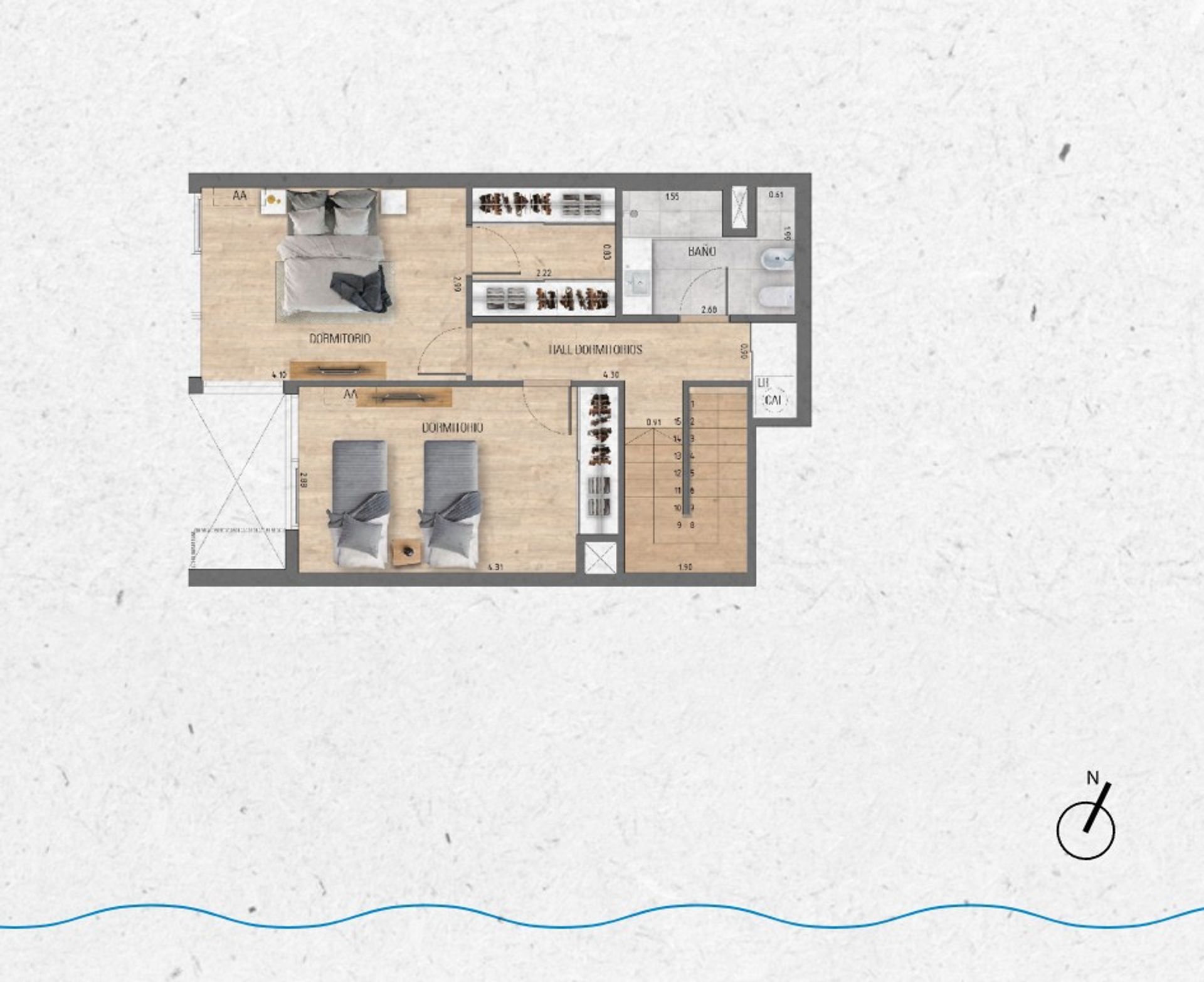 VENTA Duplex 3 dormitorios Lago Calcagno - 2