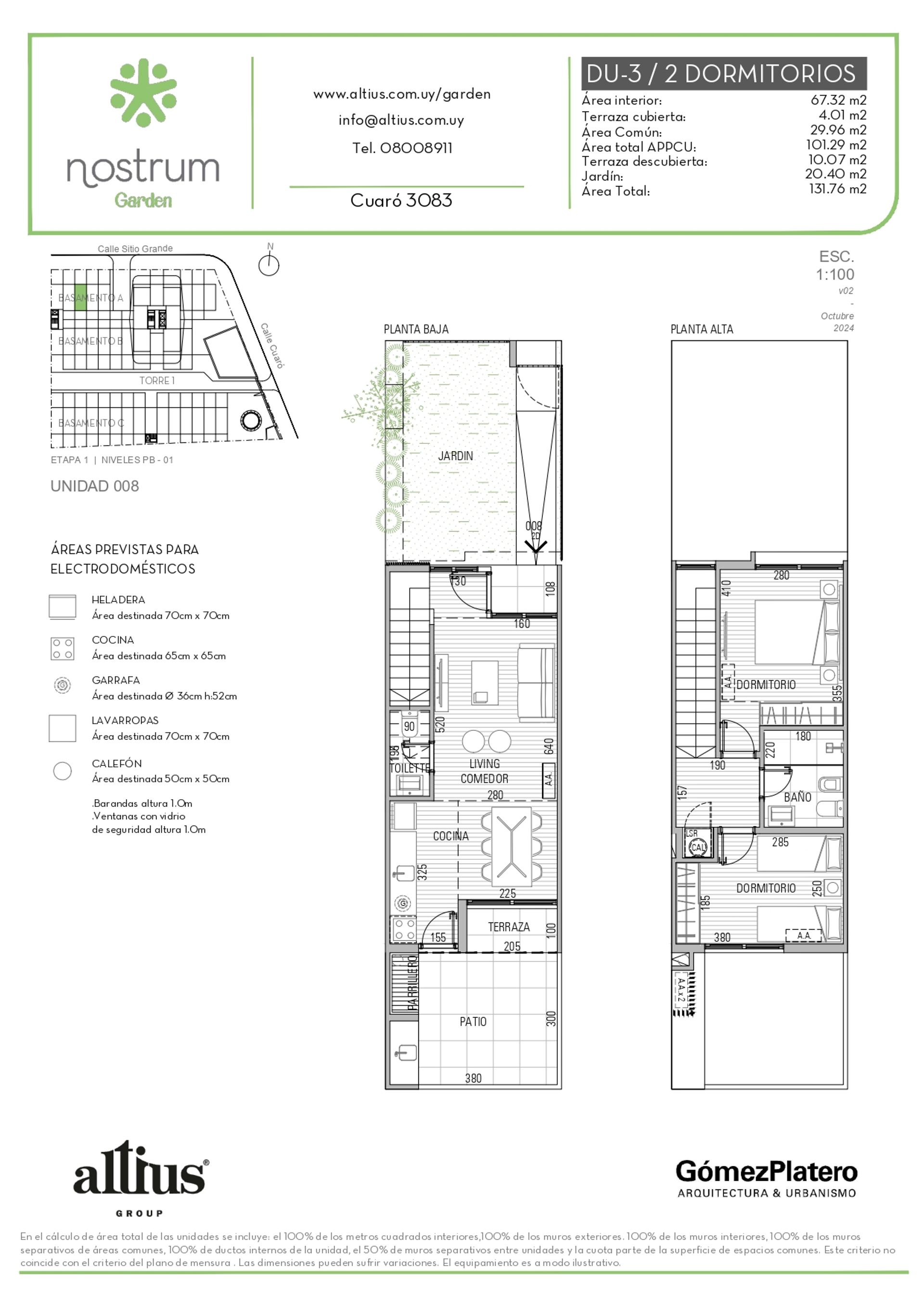 VENTA DUPLEX 2 DORMITORIOS NOSTRUM GARDEN - 1