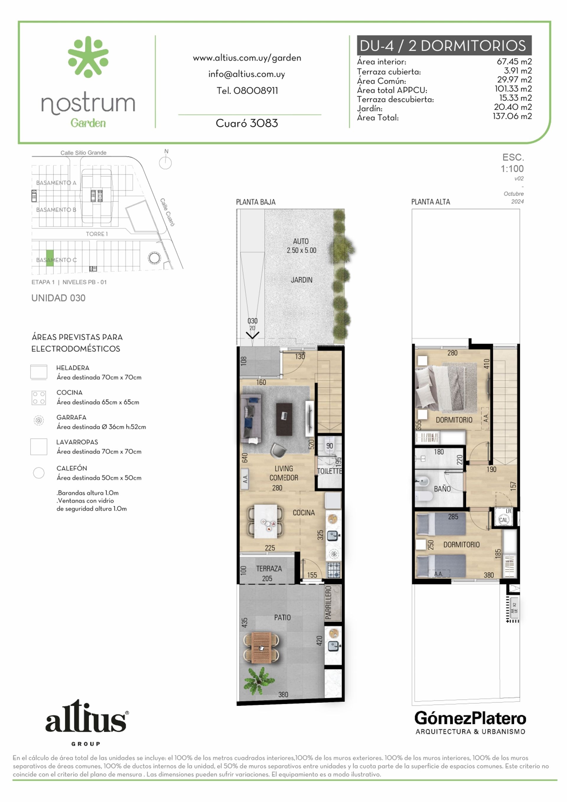 VENTA DUPLEX 2 DORMITORIOS NOSTRUM GARDEN PRADO - 1