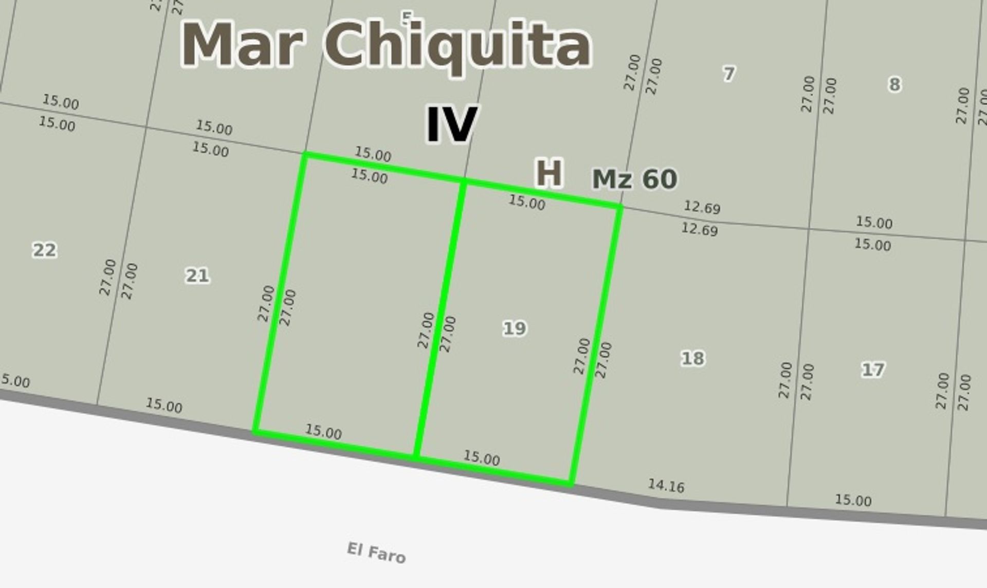 Lote en Venta en Mar Chiquita, Buenos Aires Interior