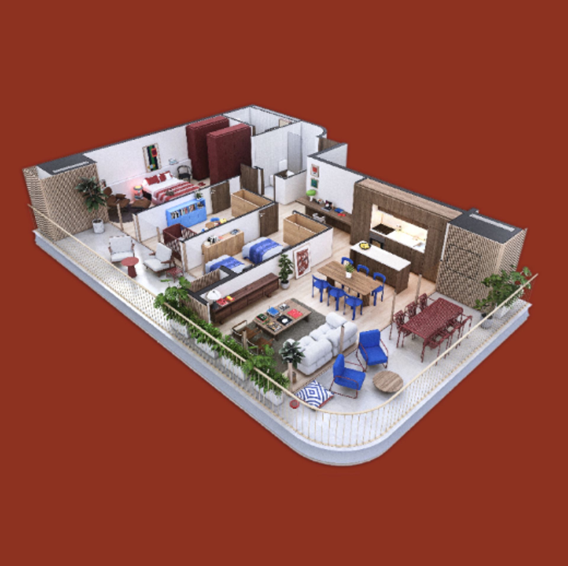 Apartamento en Venta 3 dorm. en Rotunda del Lago - 13