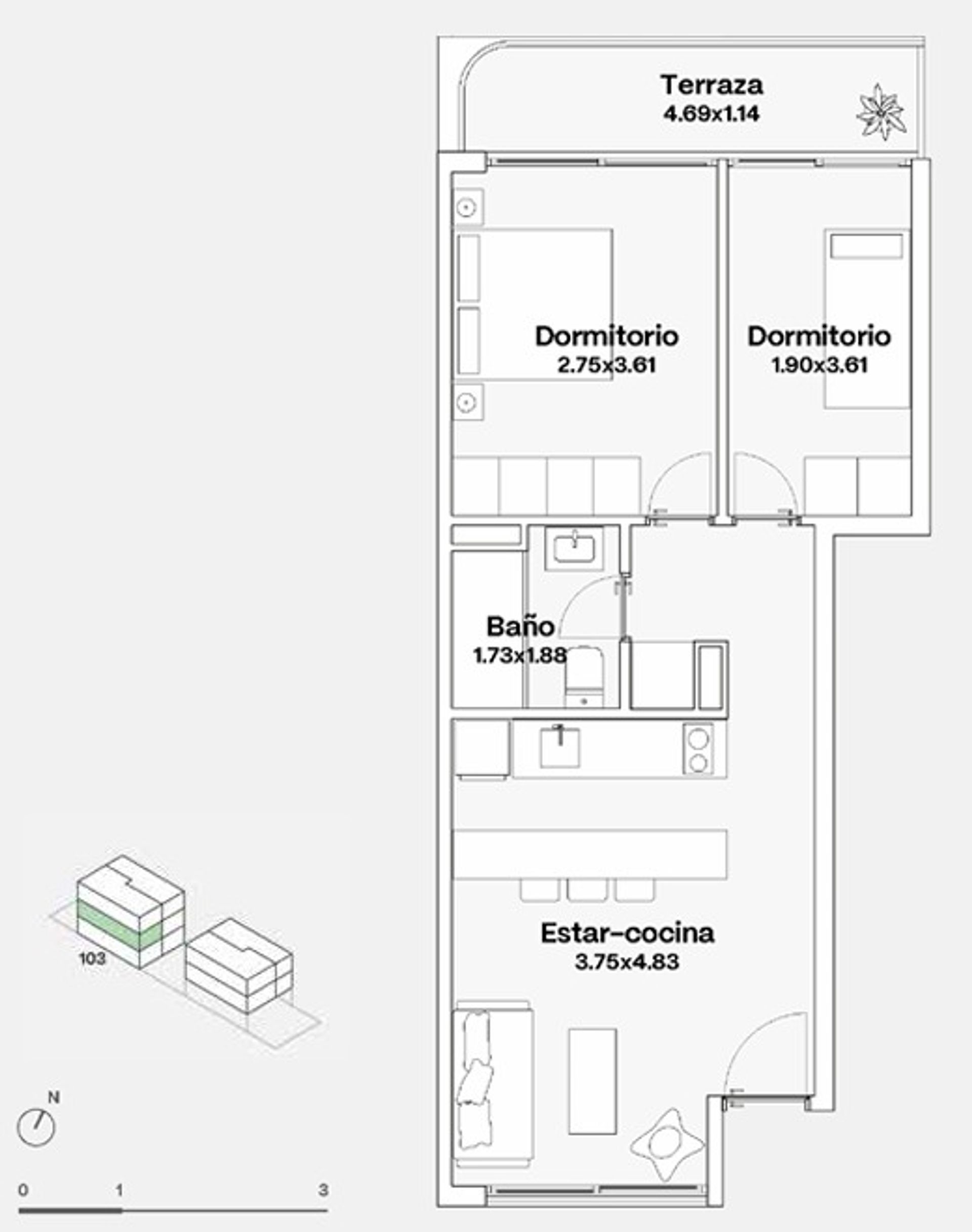 Vende Apartamento 2 dormitorio Malvin - 6