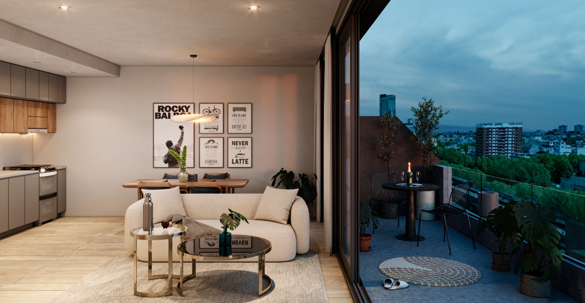 VENTA MONOAMB C/ BCON TERRAZA DE 27M2 - 6