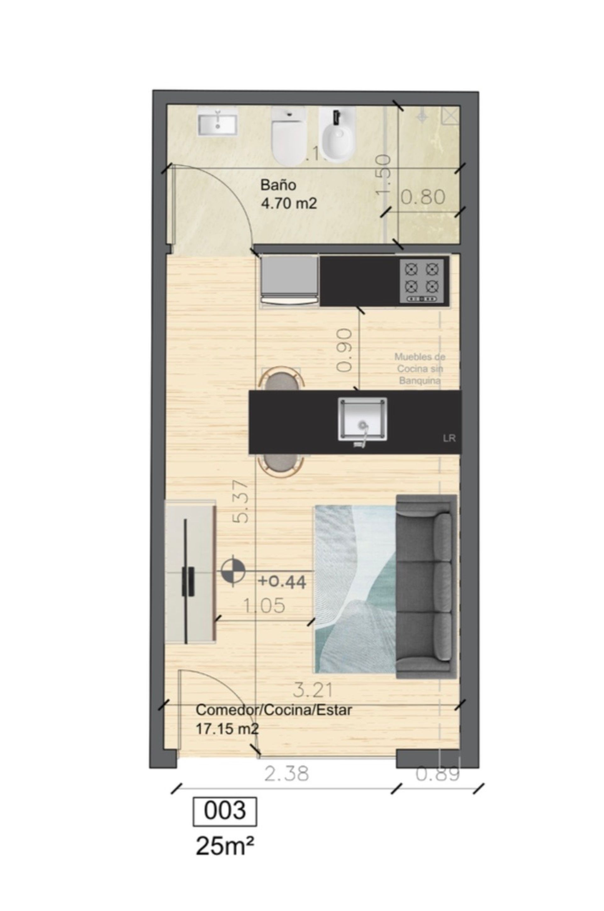 VENTA MONOAMBIENTE CENTRO A ESTRENAR - 11
